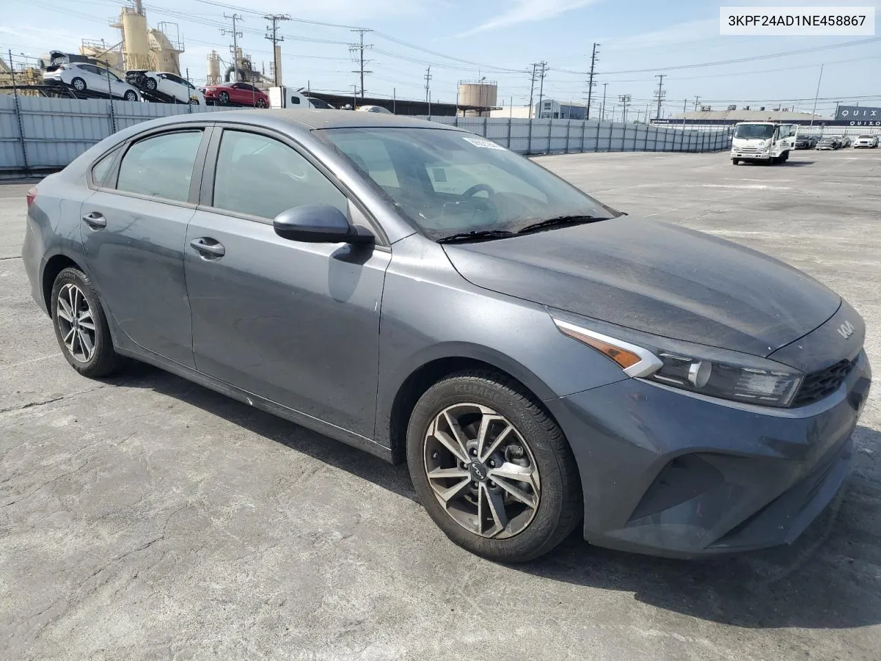 2022 Kia Forte Fe VIN: 3KPF24AD1NE458867 Lot: 66621944