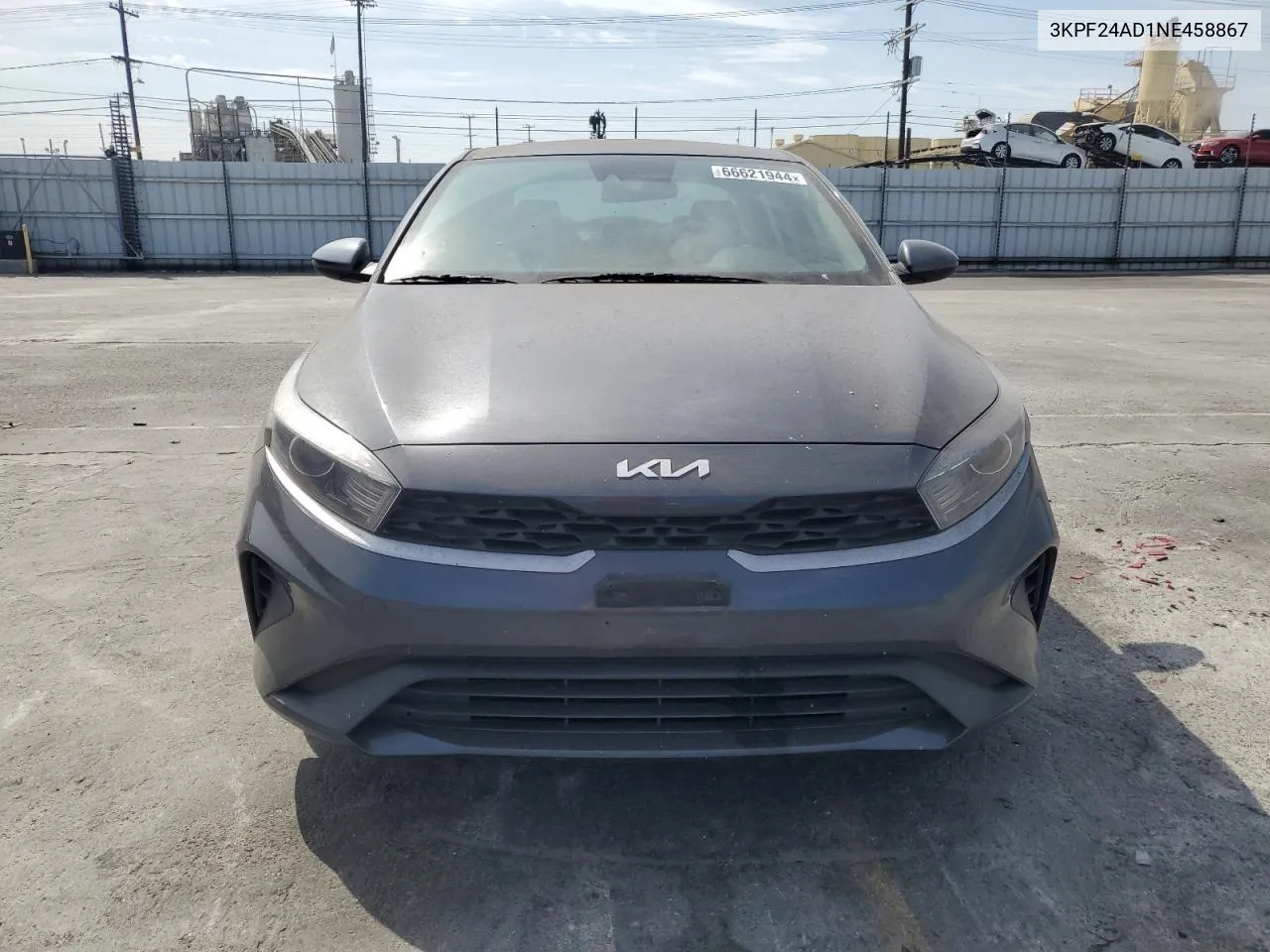 2022 Kia Forte Fe VIN: 3KPF24AD1NE458867 Lot: 66621944