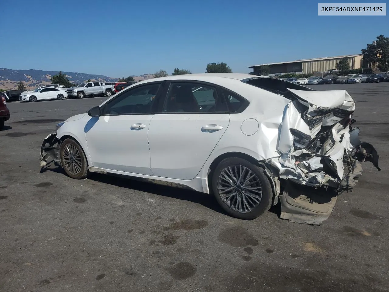 2022 Kia Forte Gt Line VIN: 3KPF54ADXNE471429 Lot: 66913024