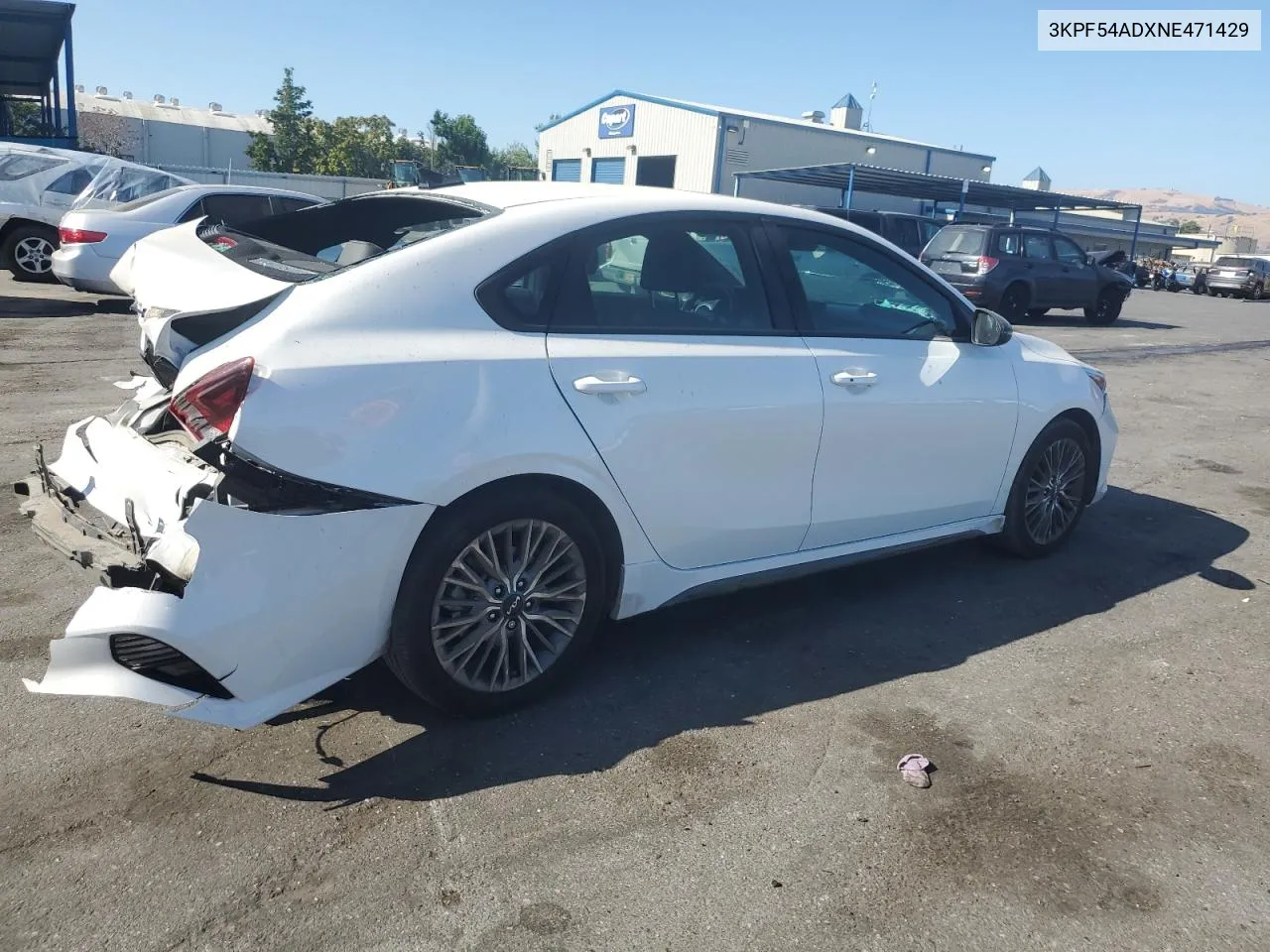 2022 Kia Forte Gt Line VIN: 3KPF54ADXNE471429 Lot: 66913024