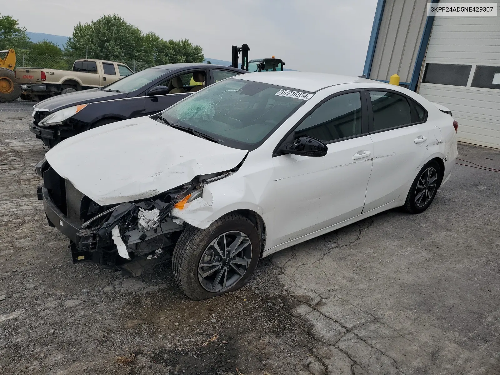 2022 Kia Forte Fe VIN: 3KPF24AD5NE429307 Lot: 67216954