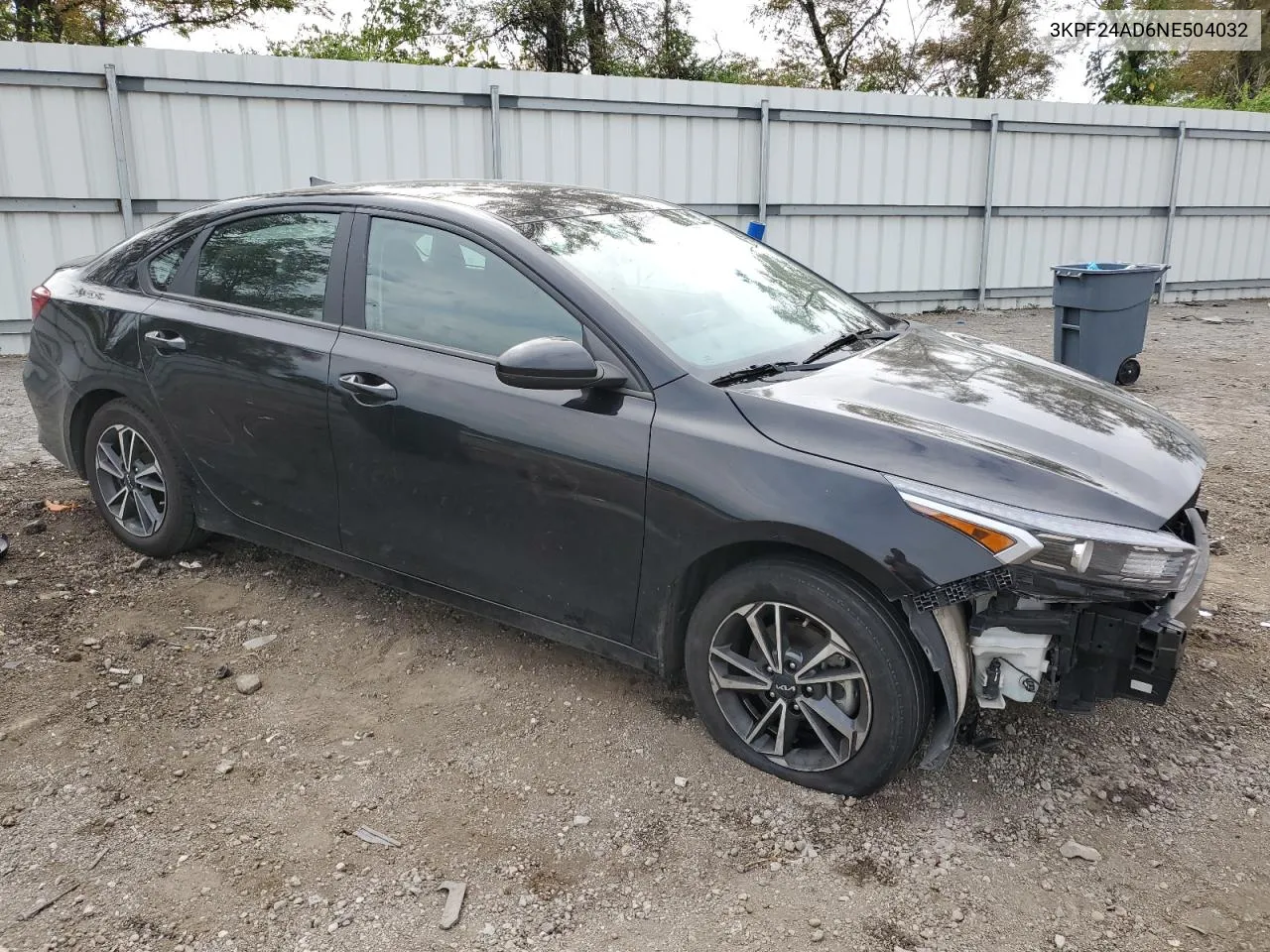 2022 Kia Forte Fe VIN: 3KPF24AD6NE504032 Lot: 67288994