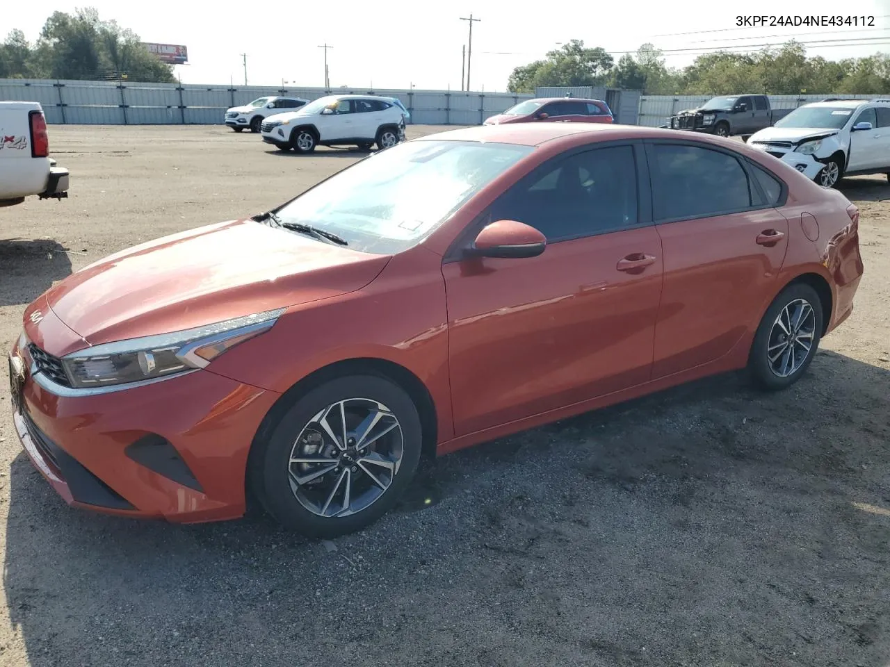 2022 Kia Forte Fe VIN: 3KPF24AD4NE434112 Lot: 67586734