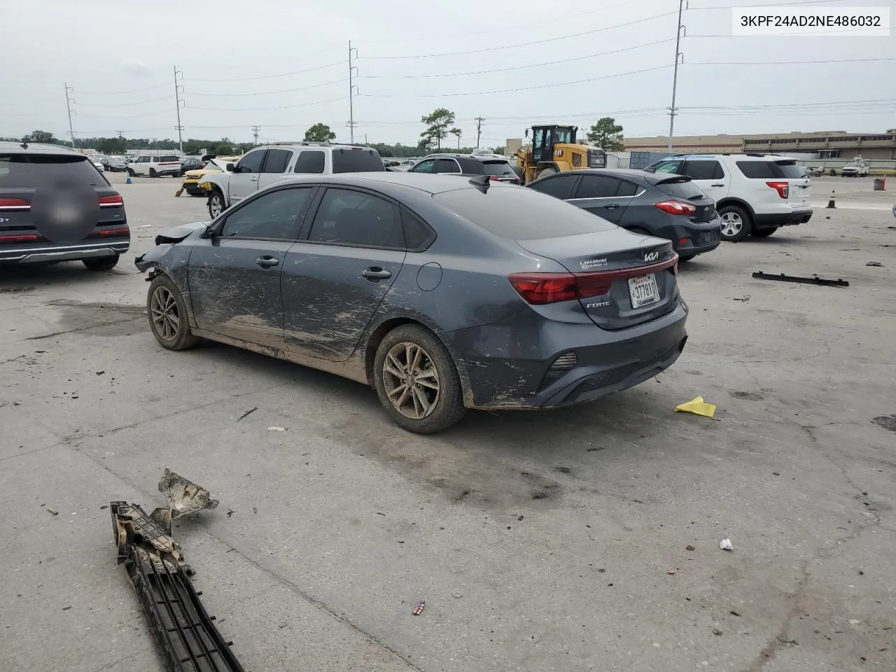 2022 Kia Forte Fe VIN: 3KPF24AD2NE486032 Lot: 67607664