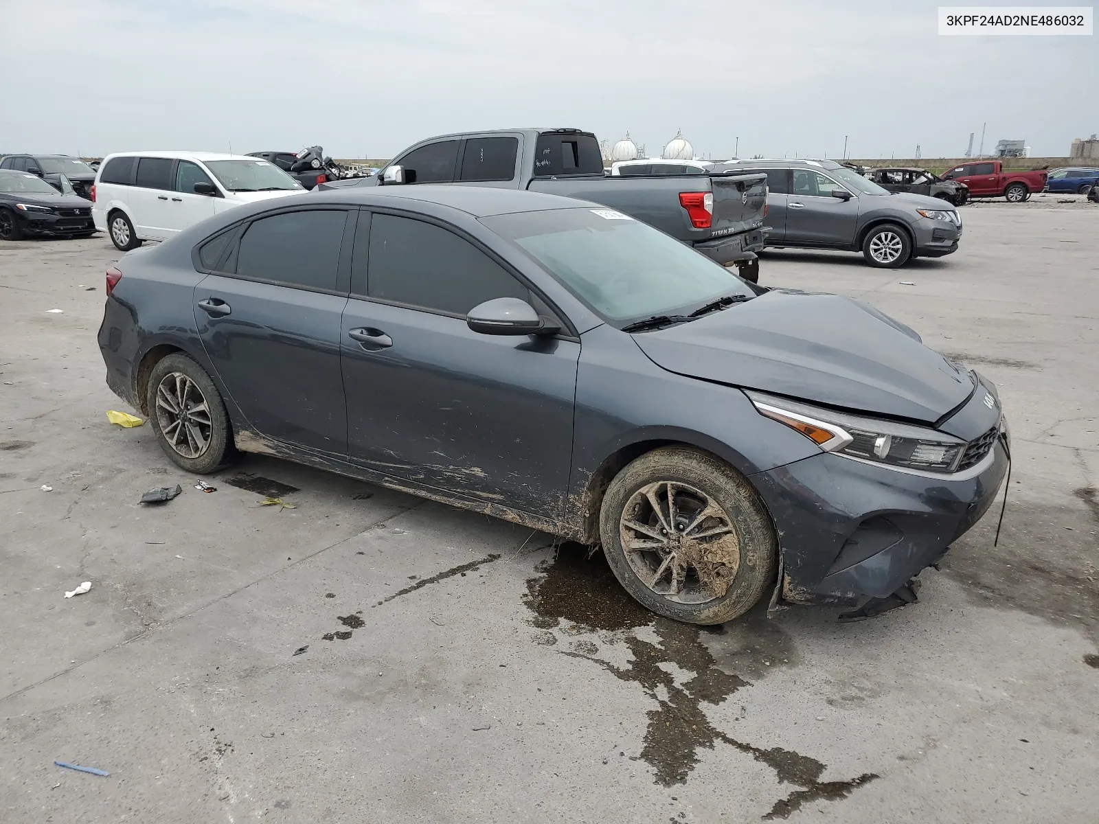 2022 Kia Forte Fe VIN: 3KPF24AD2NE486032 Lot: 67607664