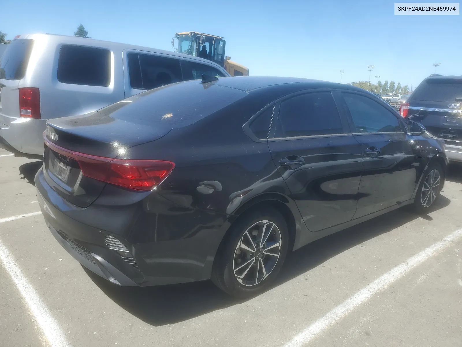 2022 Kia Forte Fe VIN: 3KPF24AD2NE469974 Lot: 67752464