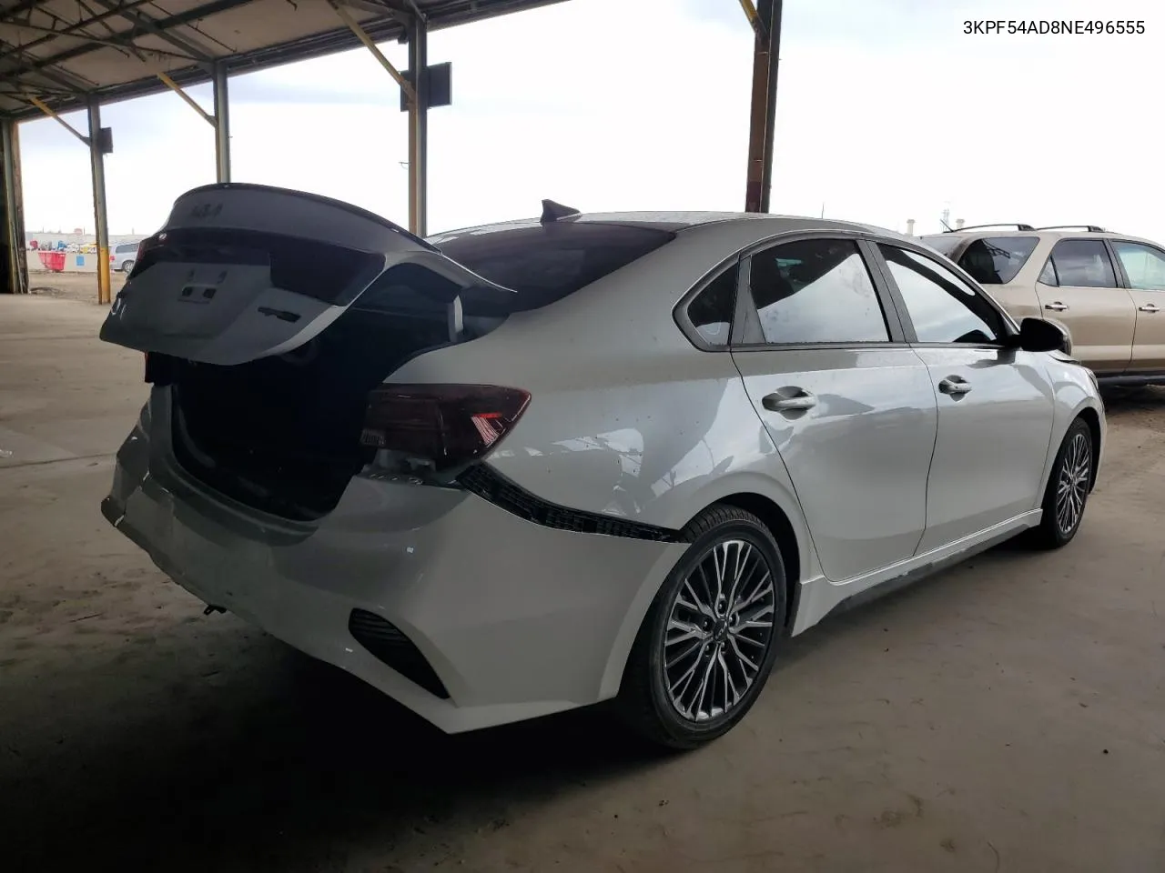 2022 Kia Forte Gt Line VIN: 3KPF54AD8NE496555 Lot: 68384154