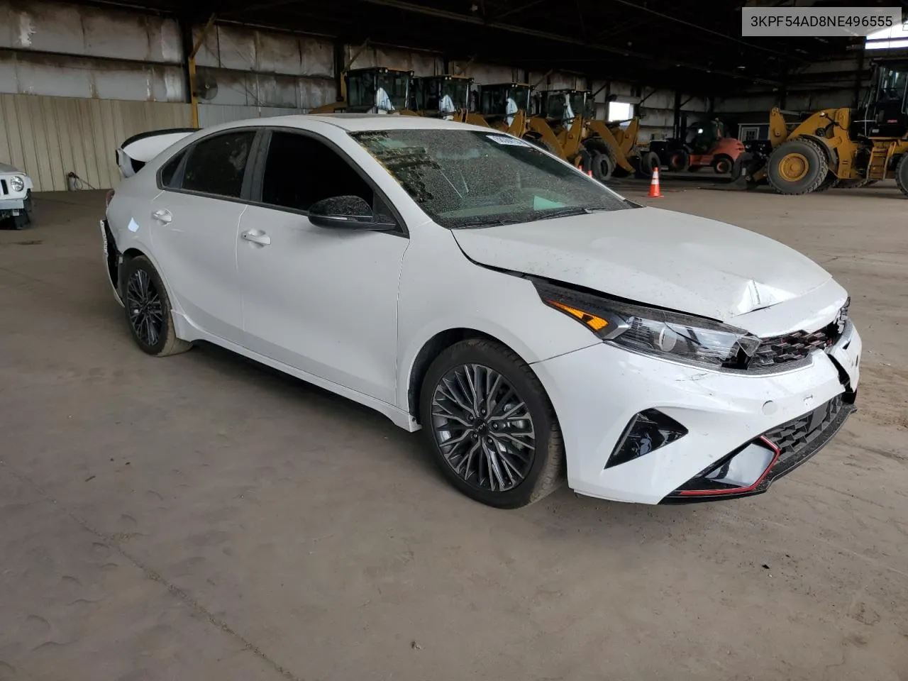 2022 Kia Forte Gt Line VIN: 3KPF54AD8NE496555 Lot: 68384154