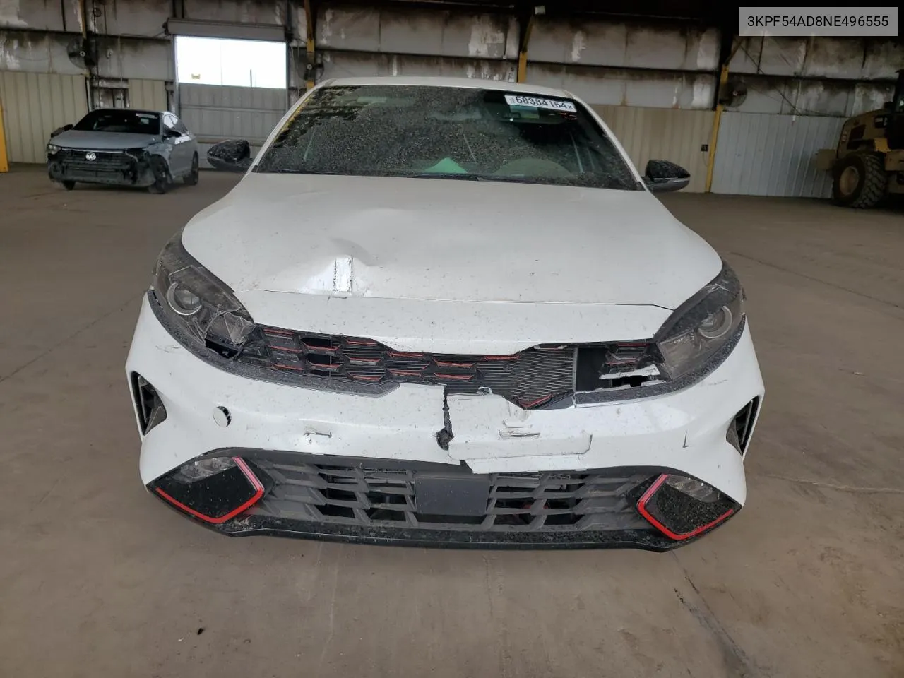 2022 Kia Forte Gt Line VIN: 3KPF54AD8NE496555 Lot: 68384154