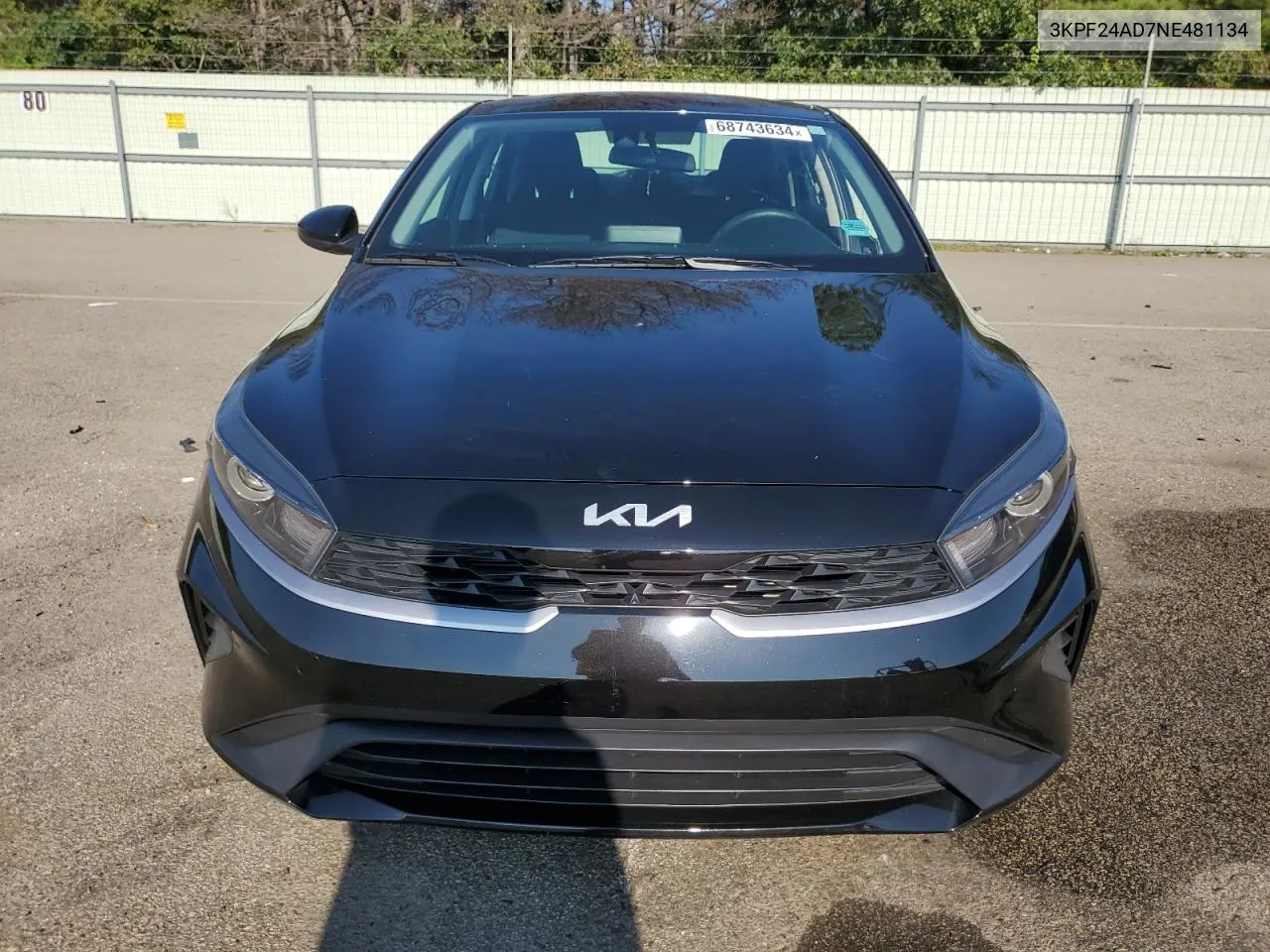 2022 Kia Forte Fe VIN: 3KPF24AD7NE481134 Lot: 68743634