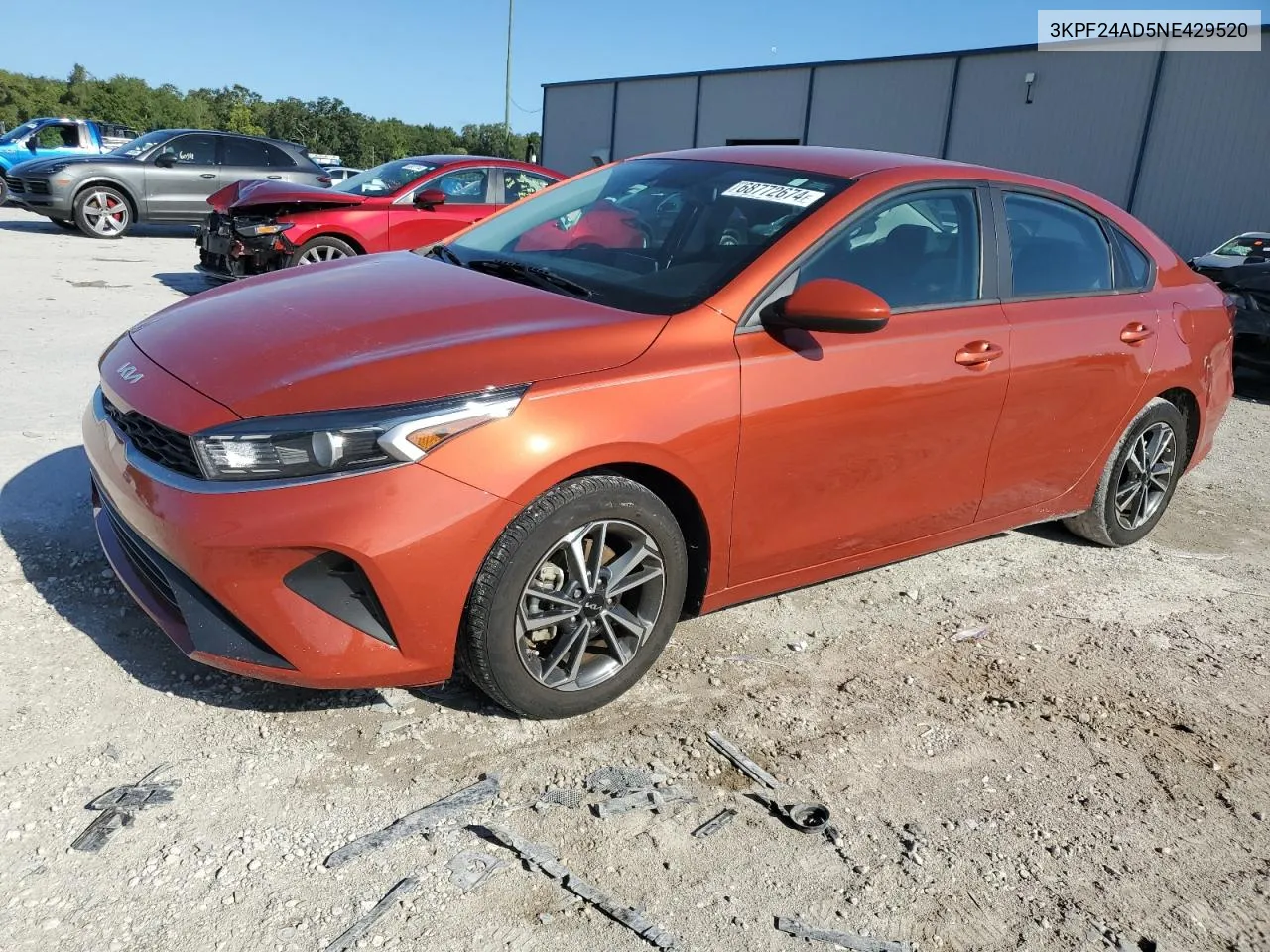 3KPF24AD5NE429520 2022 Kia Forte Fe