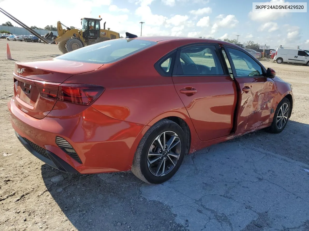 3KPF24AD5NE429520 2022 Kia Forte Fe