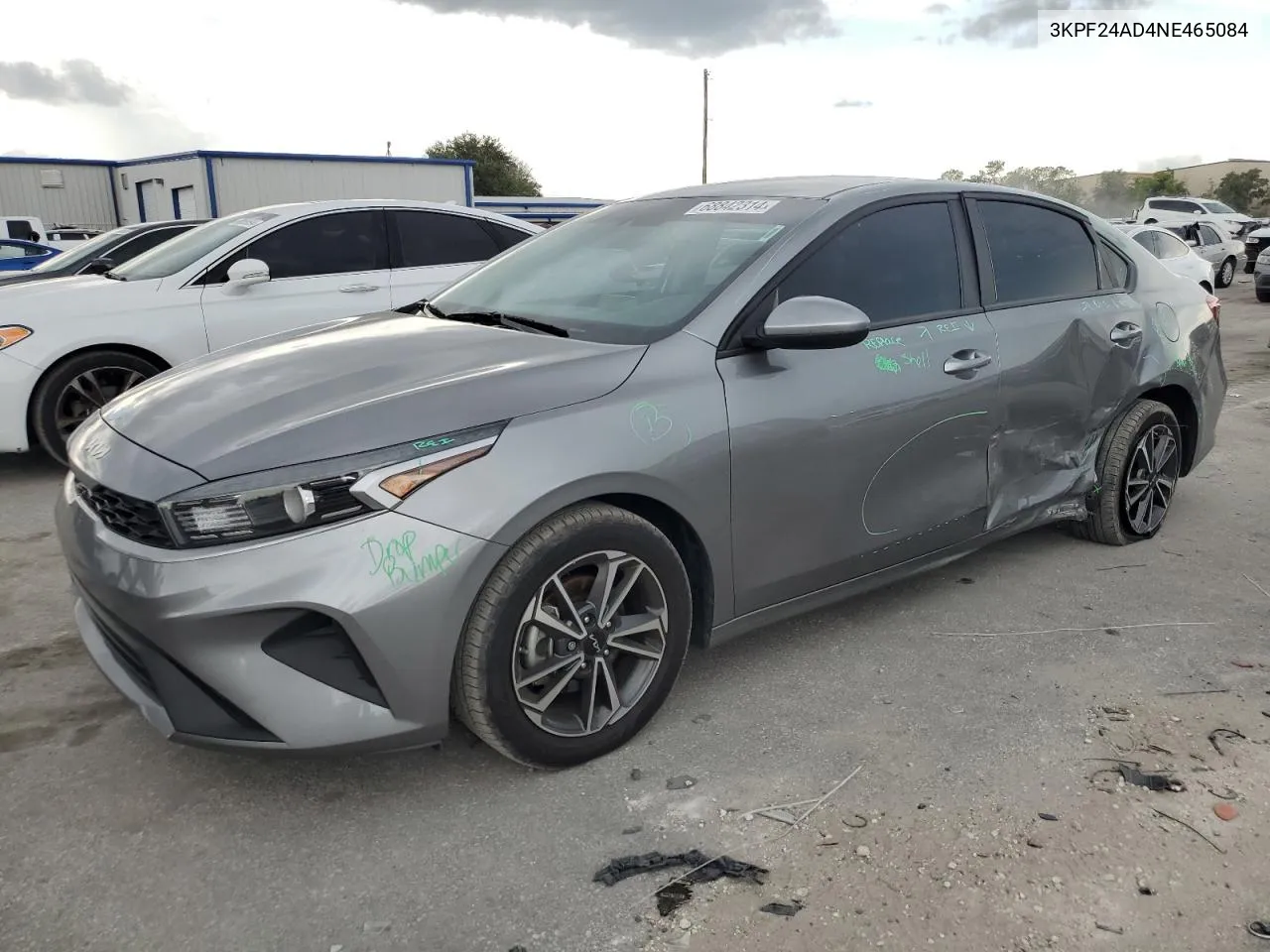 2022 Kia Forte Fe VIN: 3KPF24AD4NE465084 Lot: 68842314