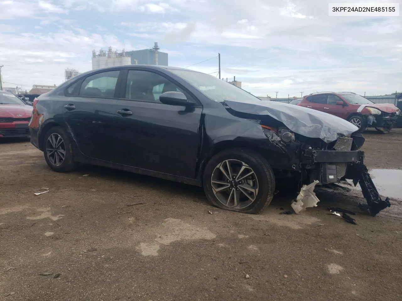 2022 Kia Forte Fe VIN: 3KPF24AD2NE485155 Lot: 68885154