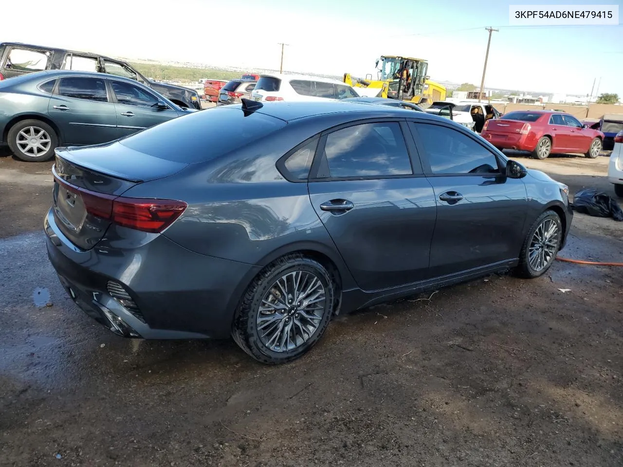 2022 Kia Forte Gt Line VIN: 3KPF54AD6NE479415 Lot: 68940224