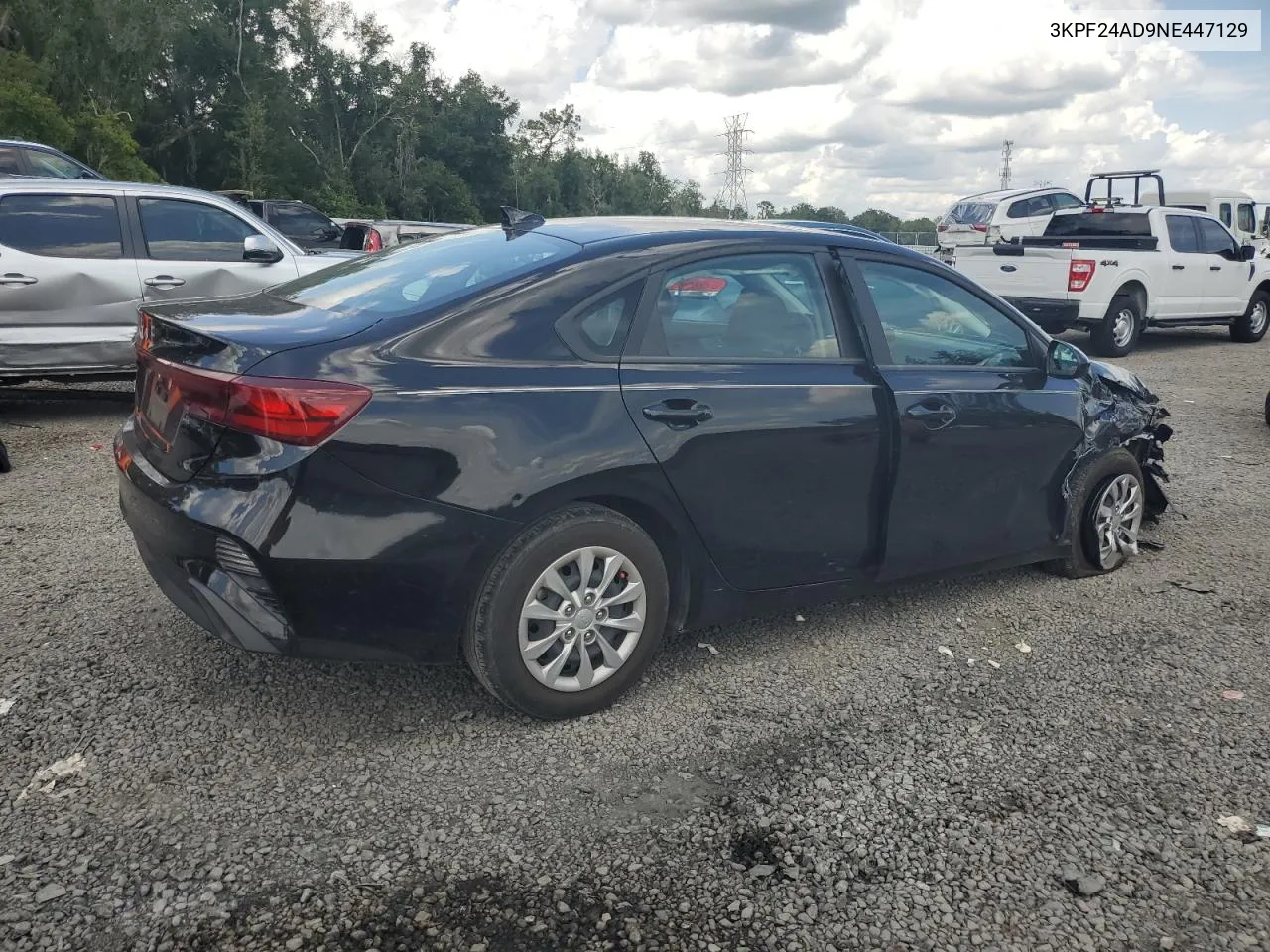 2022 Kia Forte Fe VIN: 3KPF24AD9NE447129 Lot: 68952754