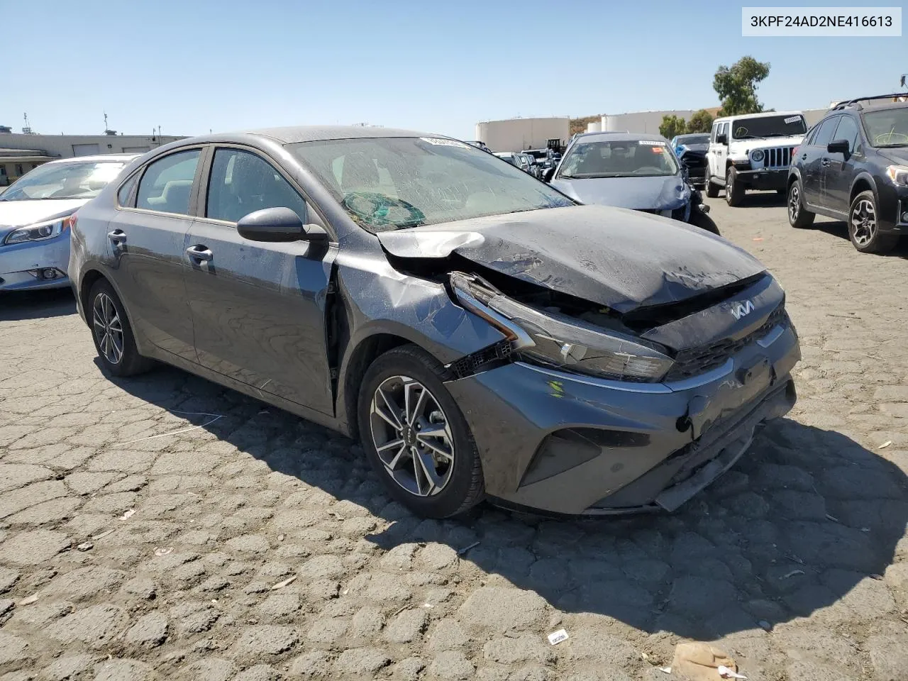 2022 Kia Forte Fe VIN: 3KPF24AD2NE416613 Lot: 69341244