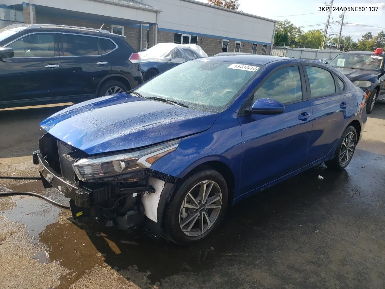 2022 Kia Forte Fe VIN: 3KPF24AD5NE501137 Lot: 69434414