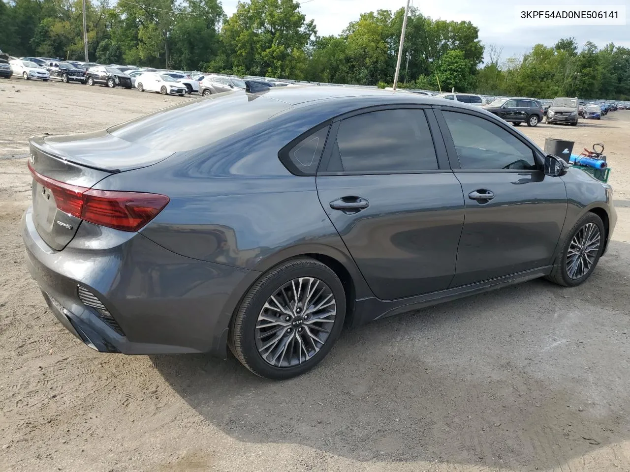 2022 Kia Forte Gt Line VIN: 3KPF54AD0NE506141 Lot: 69486284