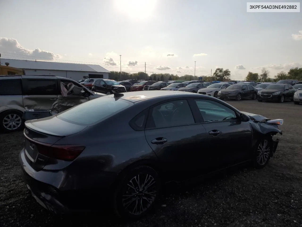 3KPF54AD3NE492882 2022 Kia Forte Gt Line