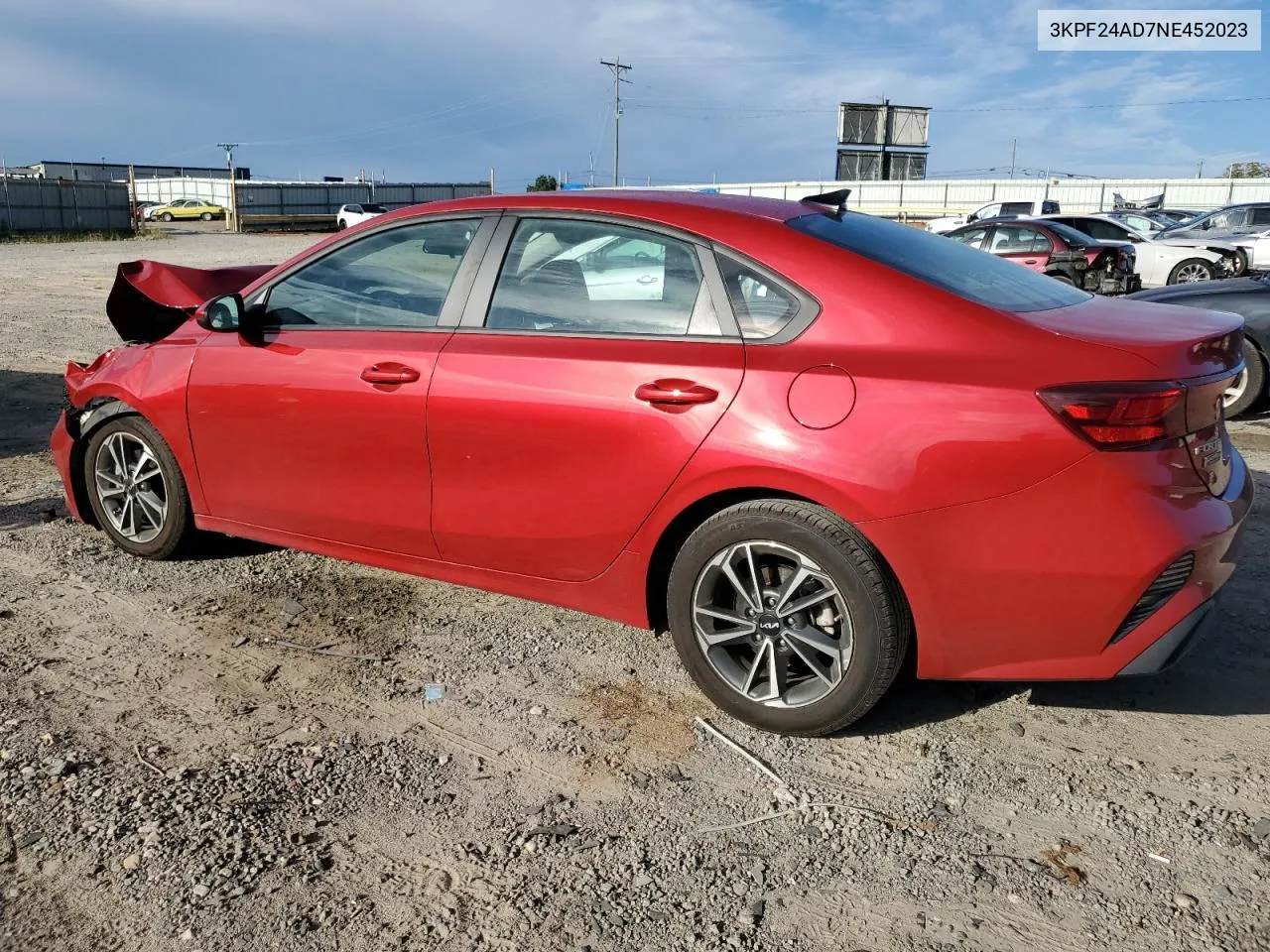 2022 Kia Forte Fe VIN: 3KPF24AD7NE452023 Lot: 70236854