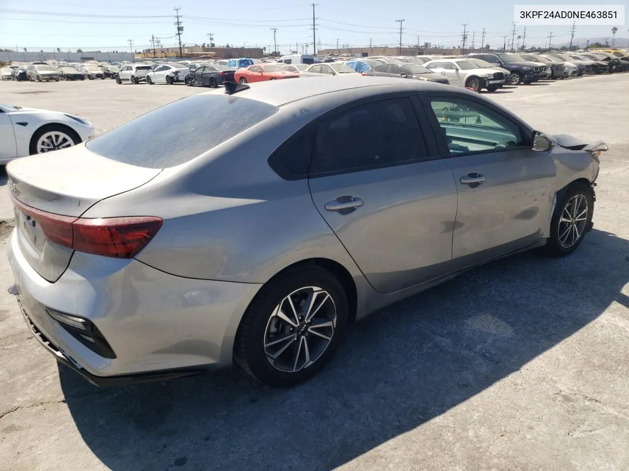 2022 Kia Forte Fe VIN: 3KPF24AD0NE463851 Lot: 70292224