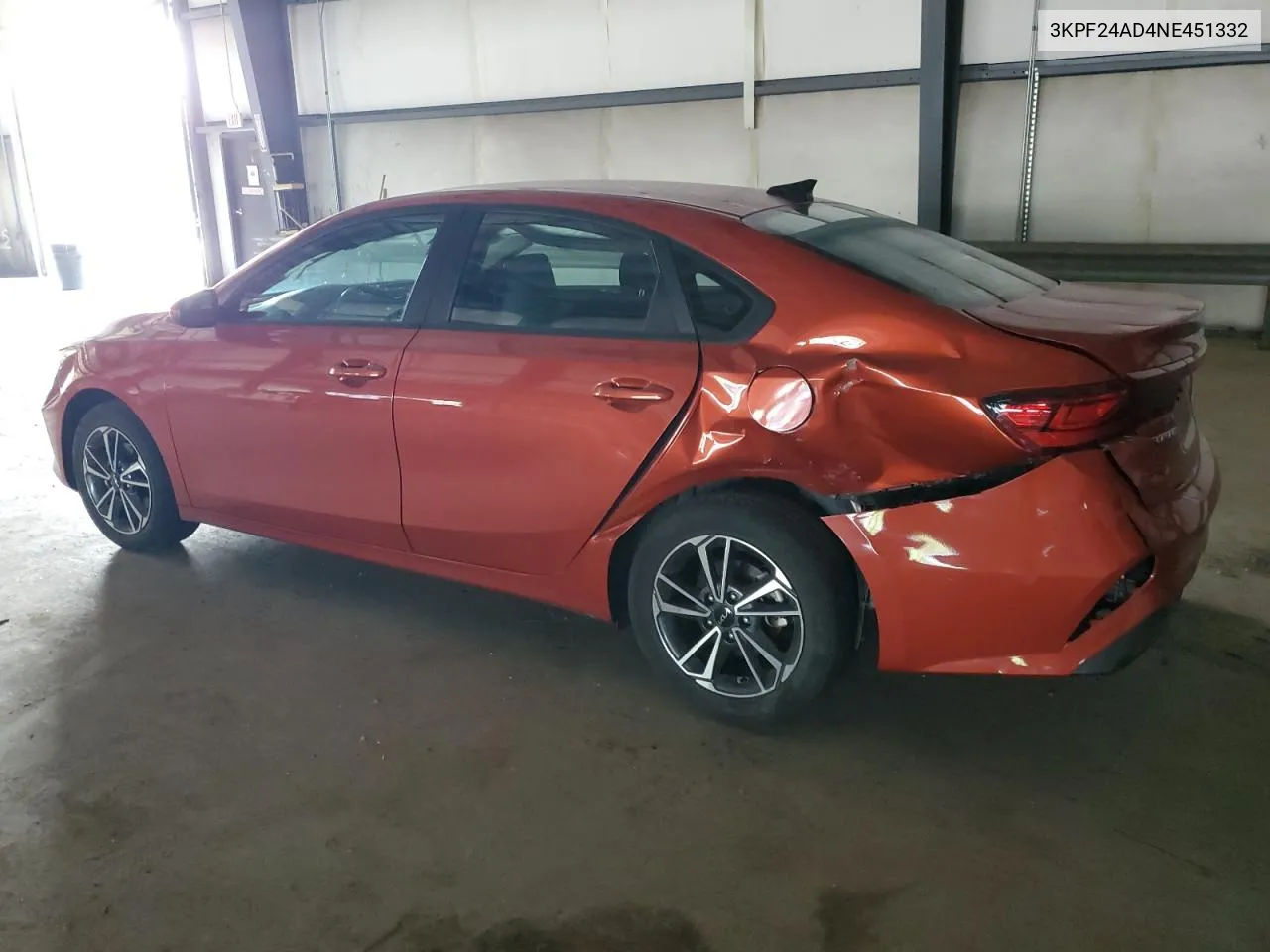 2022 Kia Forte Fe VIN: 3KPF24AD4NE451332 Lot: 70327174