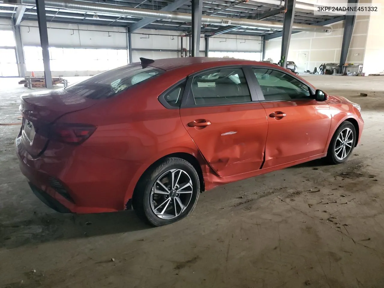 2022 Kia Forte Fe VIN: 3KPF24AD4NE451332 Lot: 70327174