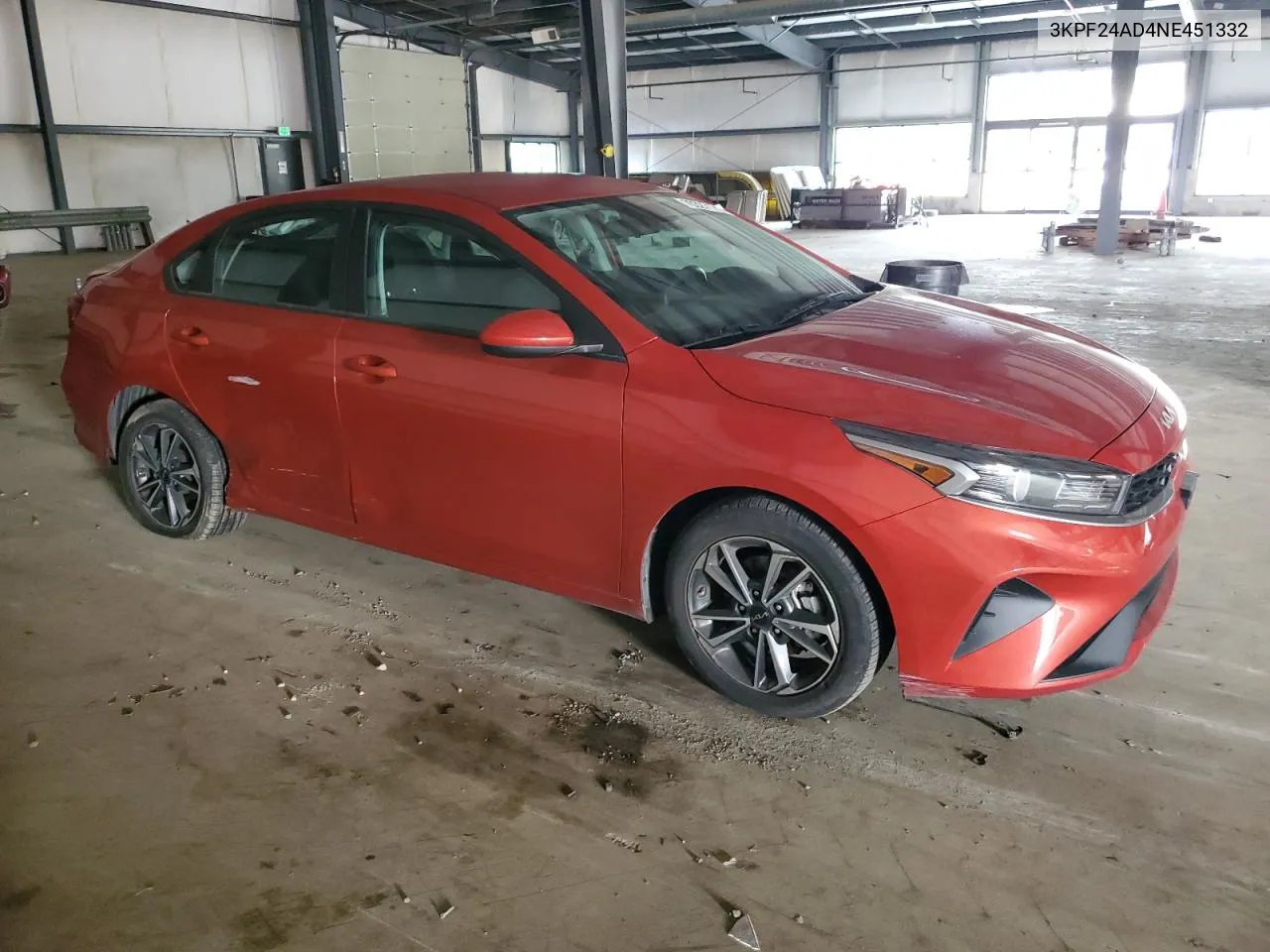 2022 Kia Forte Fe VIN: 3KPF24AD4NE451332 Lot: 70327174