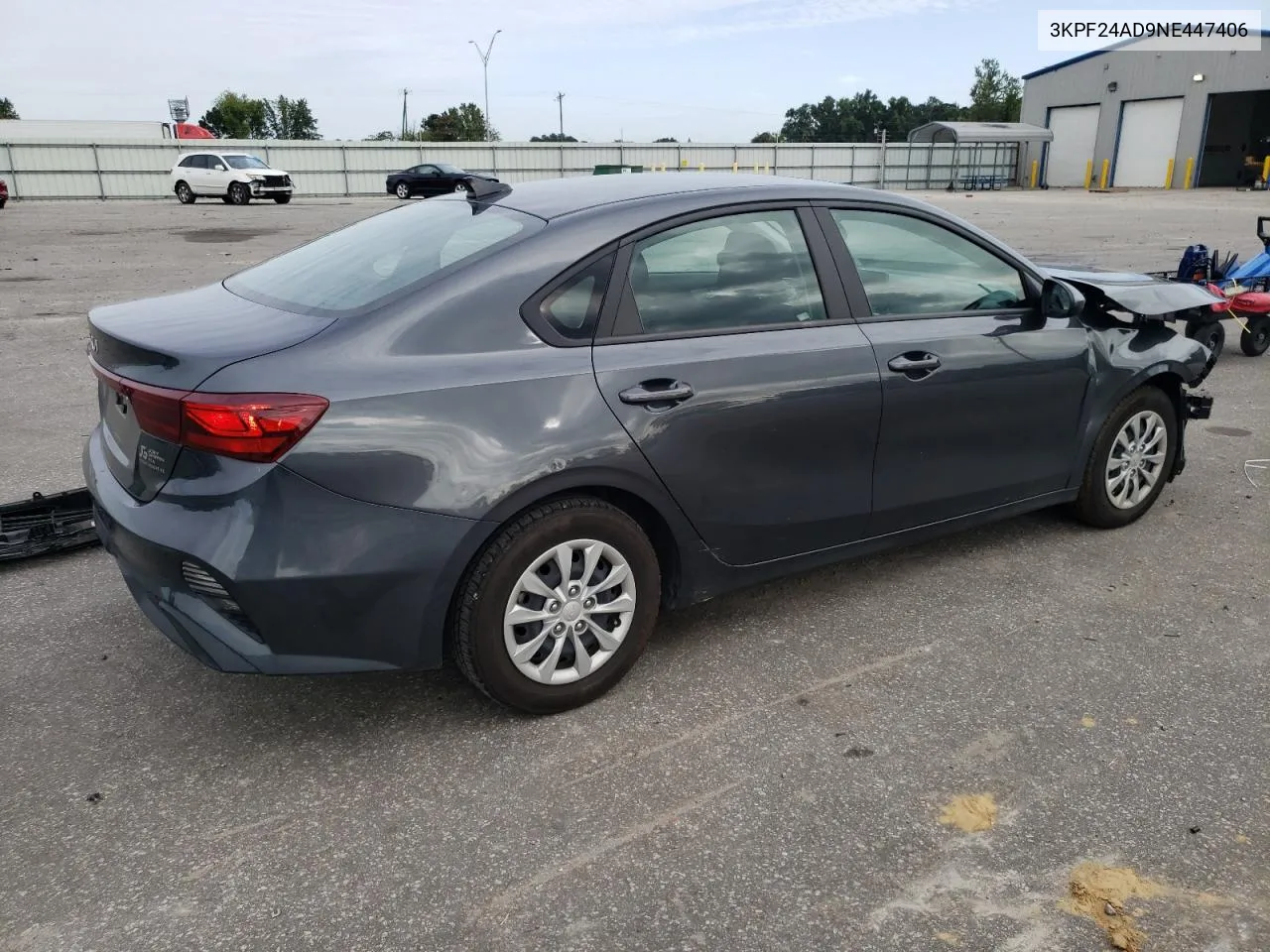 2022 Kia Forte Fe VIN: 3KPF24AD9NE447406 Lot: 70375684