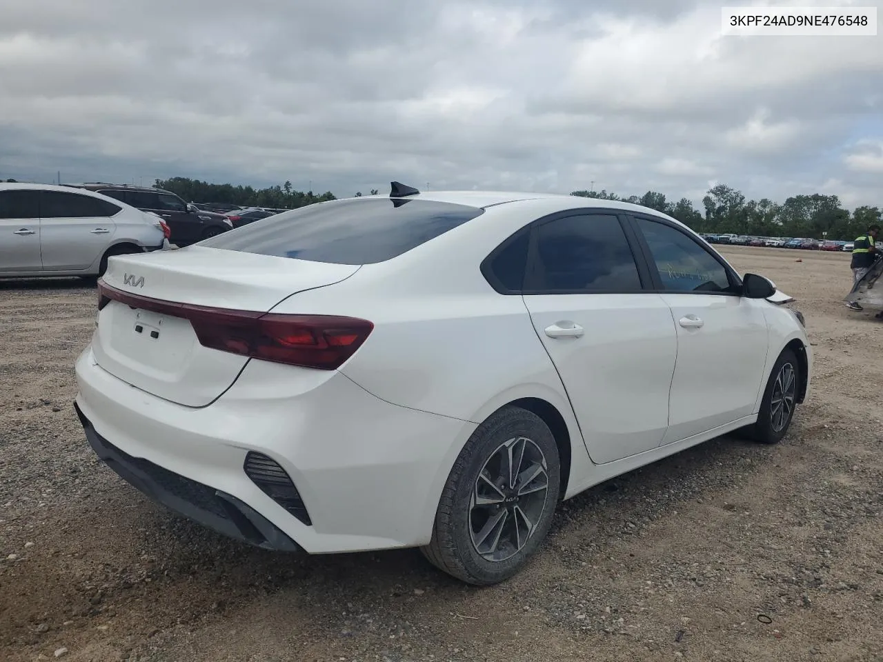 2022 Kia Forte Fe VIN: 3KPF24AD9NE476548 Lot: 70607554