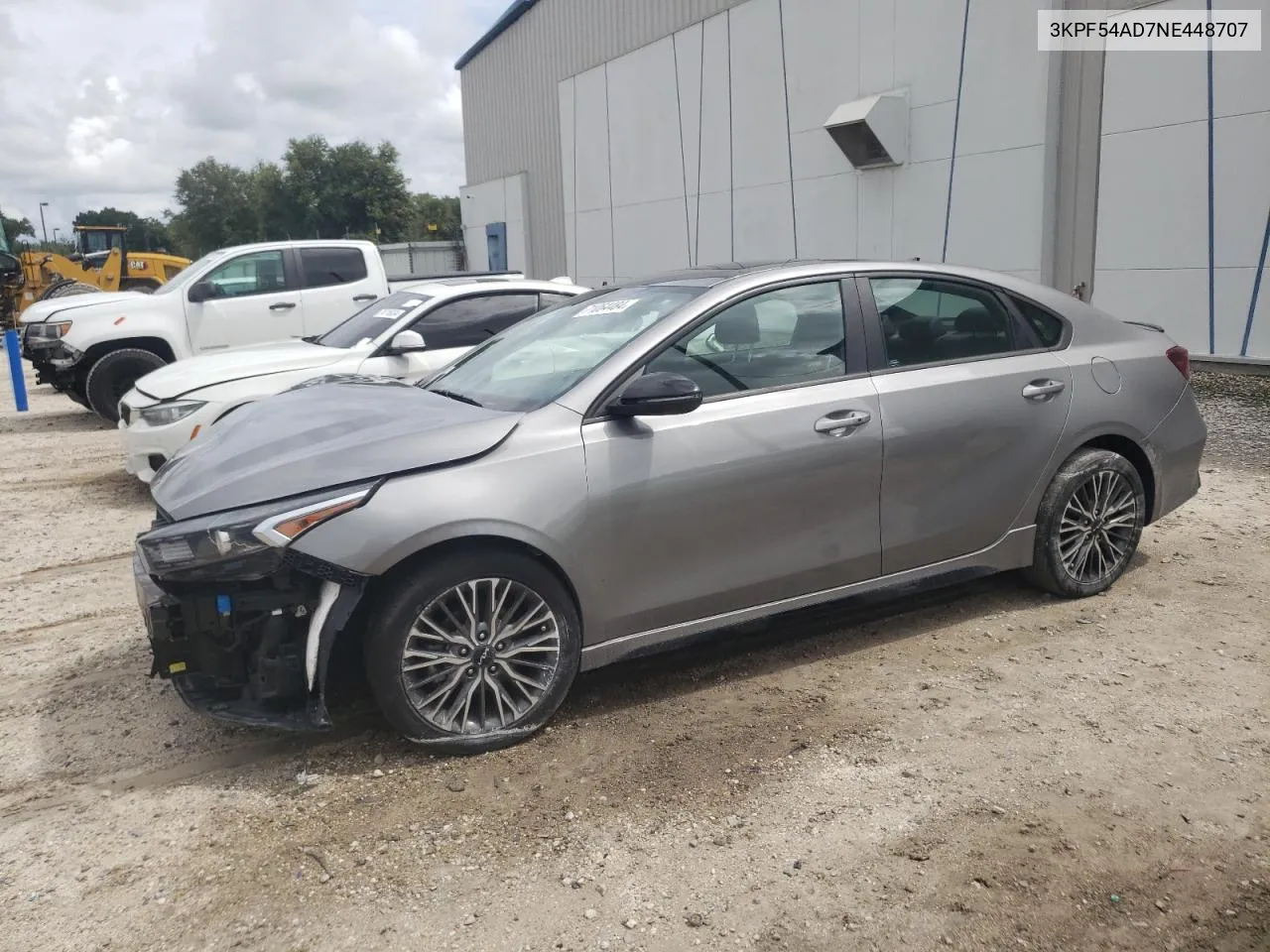 2022 Kia Forte Gt Line VIN: 3KPF54AD7NE448707 Lot: 71064484