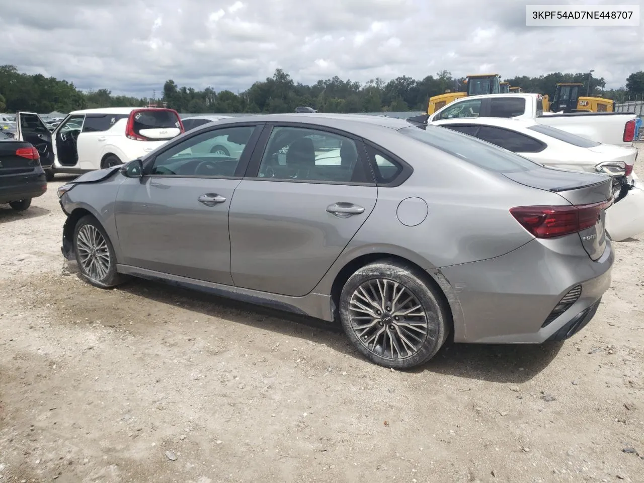 2022 Kia Forte Gt Line VIN: 3KPF54AD7NE448707 Lot: 71064484