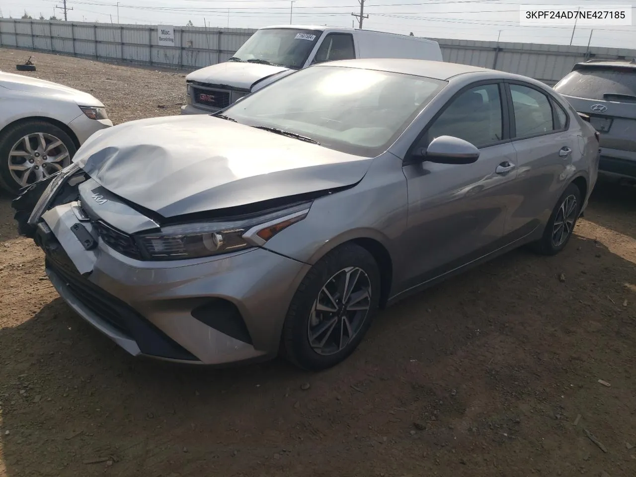 2022 Kia Forte Fe VIN: 3KPF24AD7NE427185 Lot: 71429954