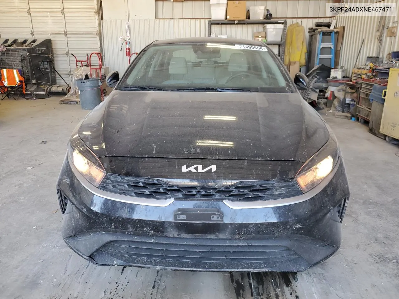 2022 Kia Forte Fe VIN: 3KPF24ADXNE467471 Lot: 71495564