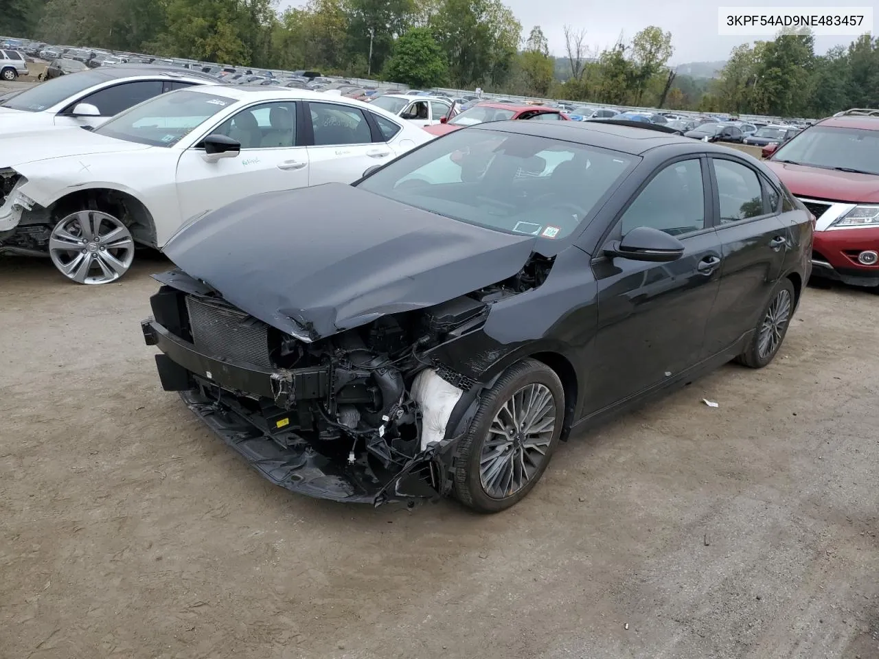 3KPF54AD9NE483457 2022 Kia Forte Gt Line