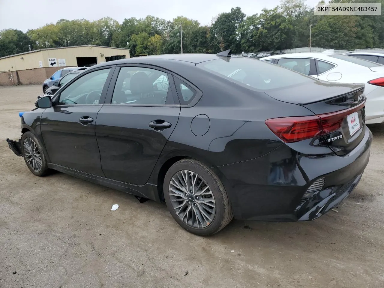 3KPF54AD9NE483457 2022 Kia Forte Gt Line