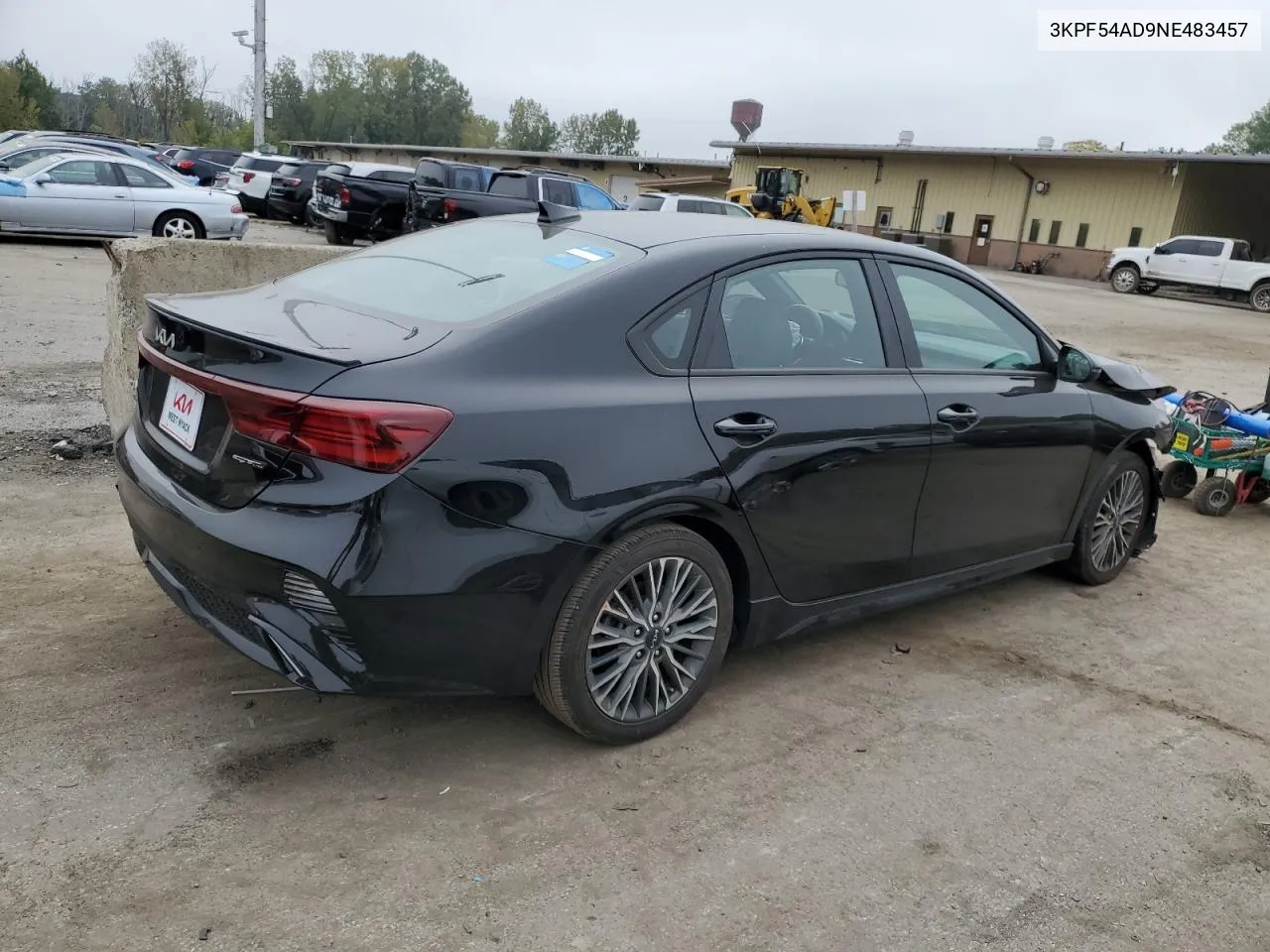 2022 Kia Forte Gt Line VIN: 3KPF54AD9NE483457 Lot: 71559164