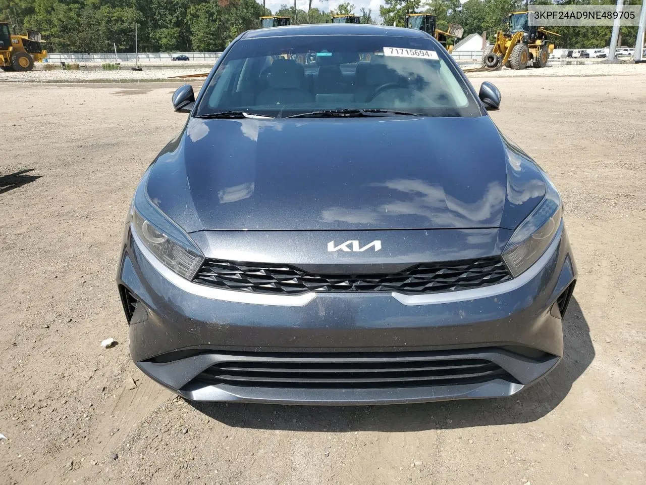 2022 Kia Forte Fe VIN: 3KPF24AD9NE489705 Lot: 71715694