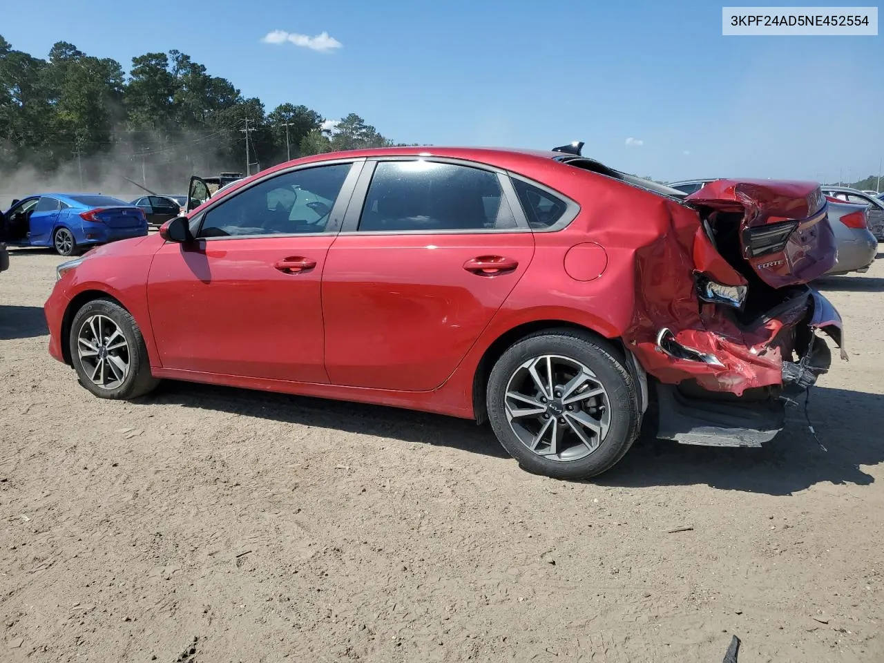 2022 Kia Forte Fe VIN: 3KPF24AD5NE452554 Lot: 71759184