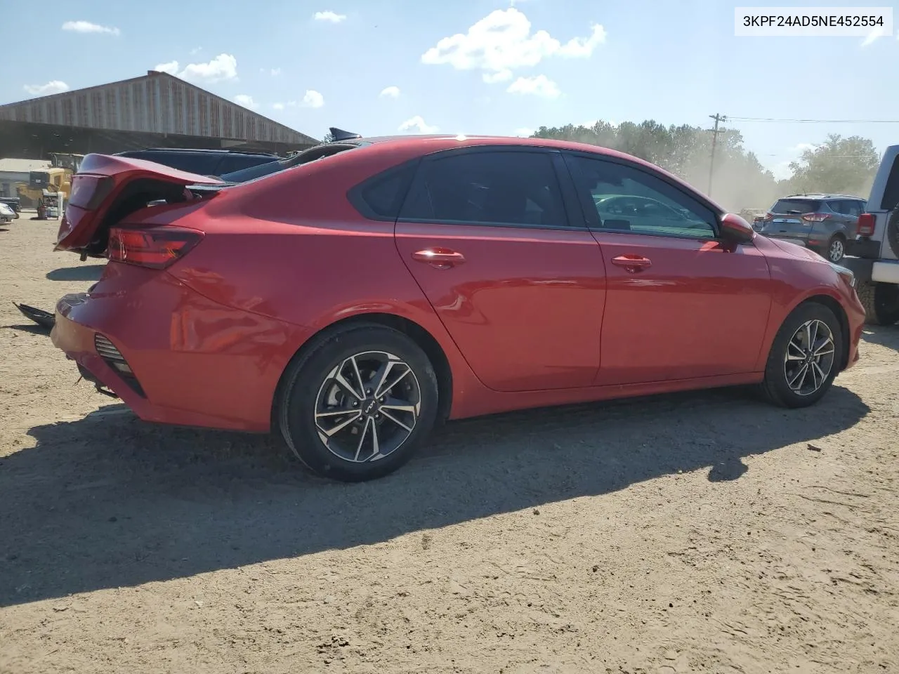 2022 Kia Forte Fe VIN: 3KPF24AD5NE452554 Lot: 71759184