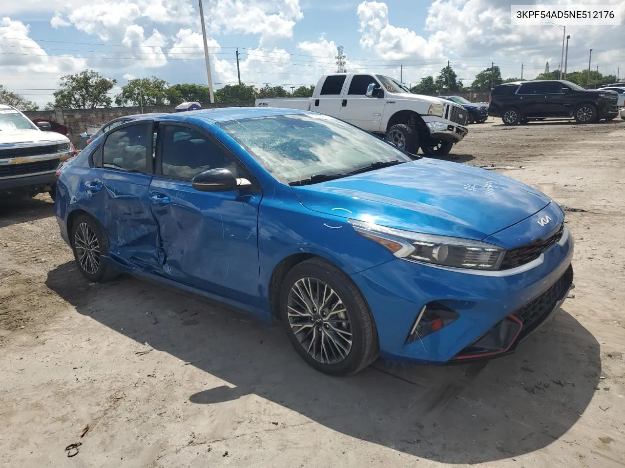 3KPF54AD5NE512176 2022 Kia Forte Gt Line