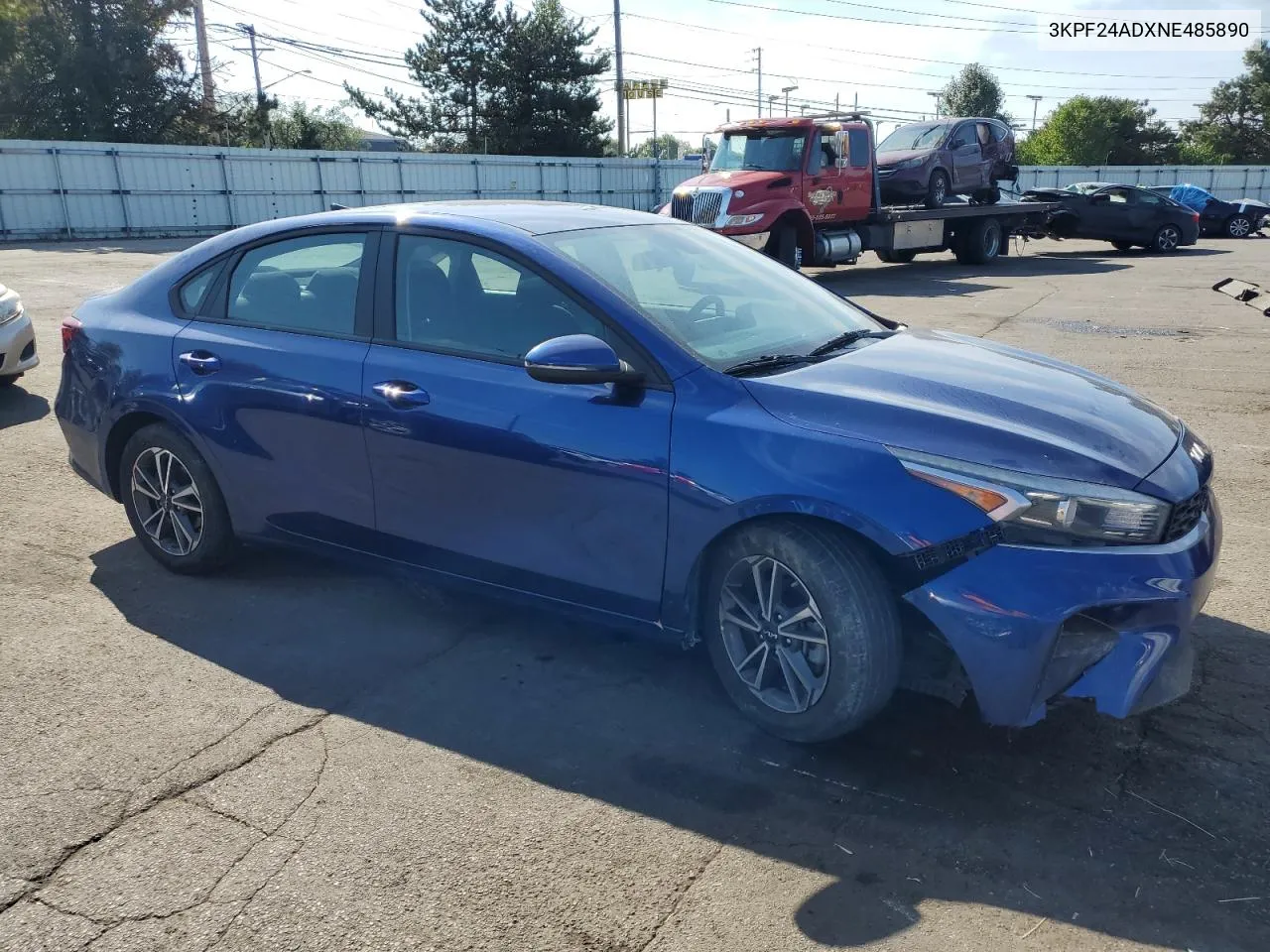 2022 Kia Forte Fe VIN: 3KPF24ADXNE485890 Lot: 71919224