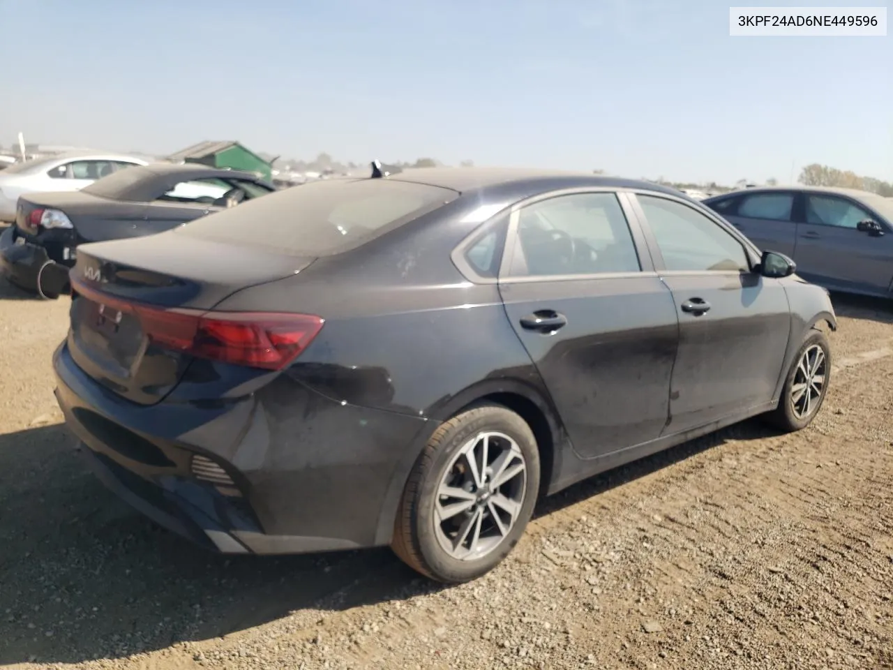 2022 Kia Forte Fe VIN: 3KPF24AD6NE449596 Lot: 71980784