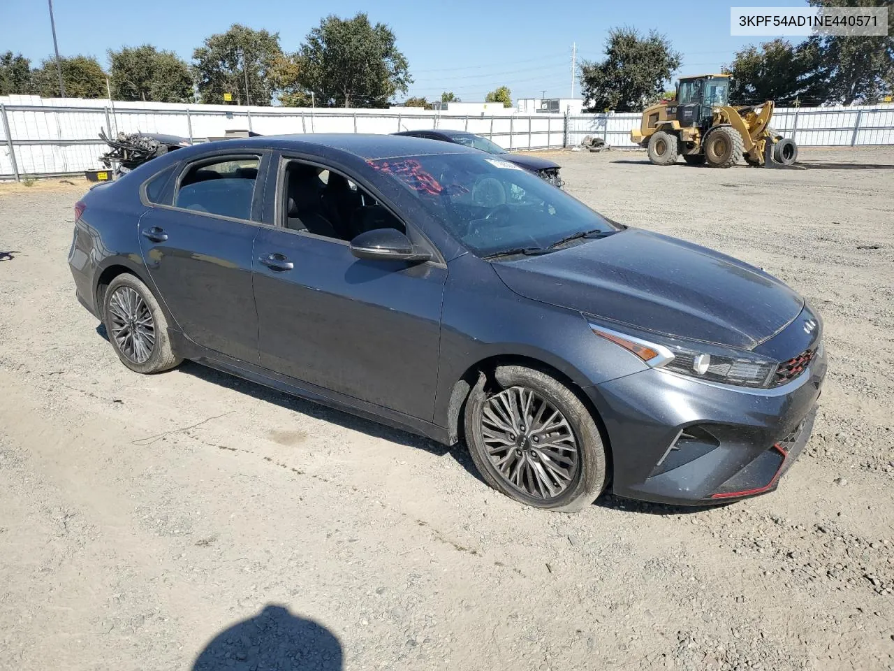 2022 Kia Forte Gt Line VIN: 3KPF54AD1NE440571 Lot: 71985294