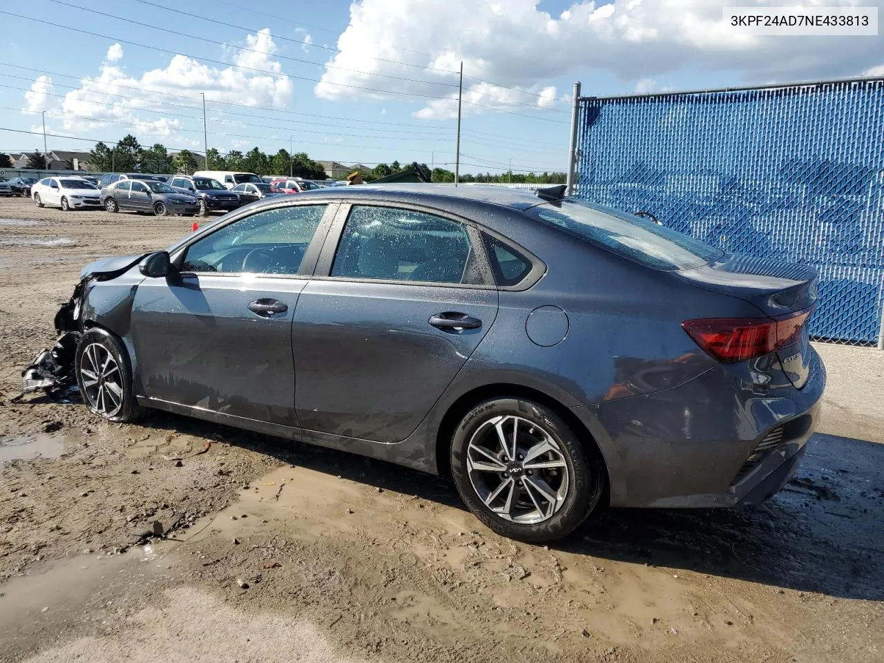 2022 Kia Forte Fe VIN: 3KPF24AD7NE433813 Lot: 72188024