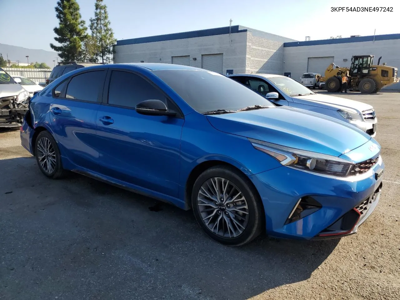 2022 Kia Forte Gt Line VIN: 3KPF54AD3NE497242 Lot: 72273274