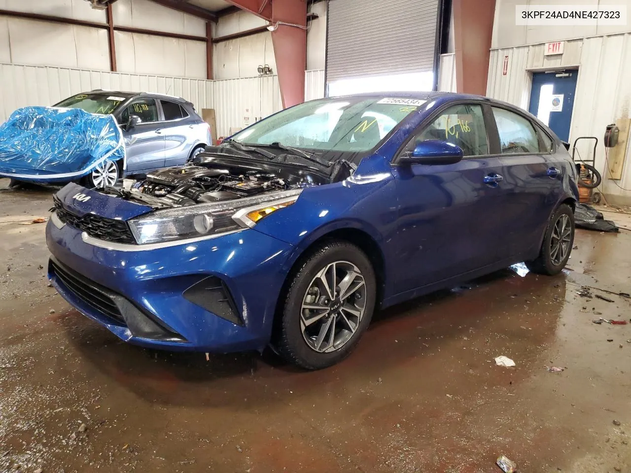 2022 Kia Forte Fe VIN: 3KPF24AD4NE427323 Lot: 72565434