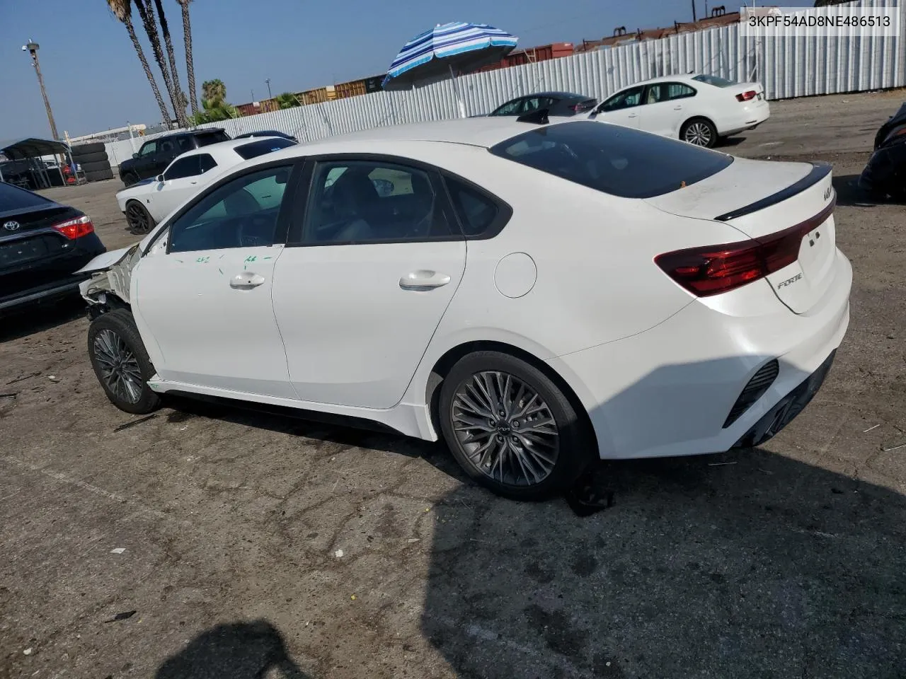 3KPF54AD8NE486513 2022 Kia Forte Gt Line