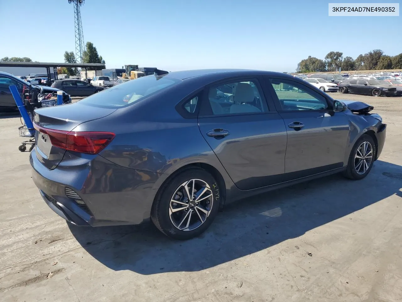 2022 Kia Forte Fe VIN: 3KPF24AD7NE490352 Lot: 72657764